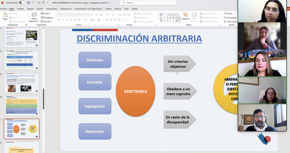 Corte de Apelaciones de Valdivia difunde derechos de las personas con discapacidad