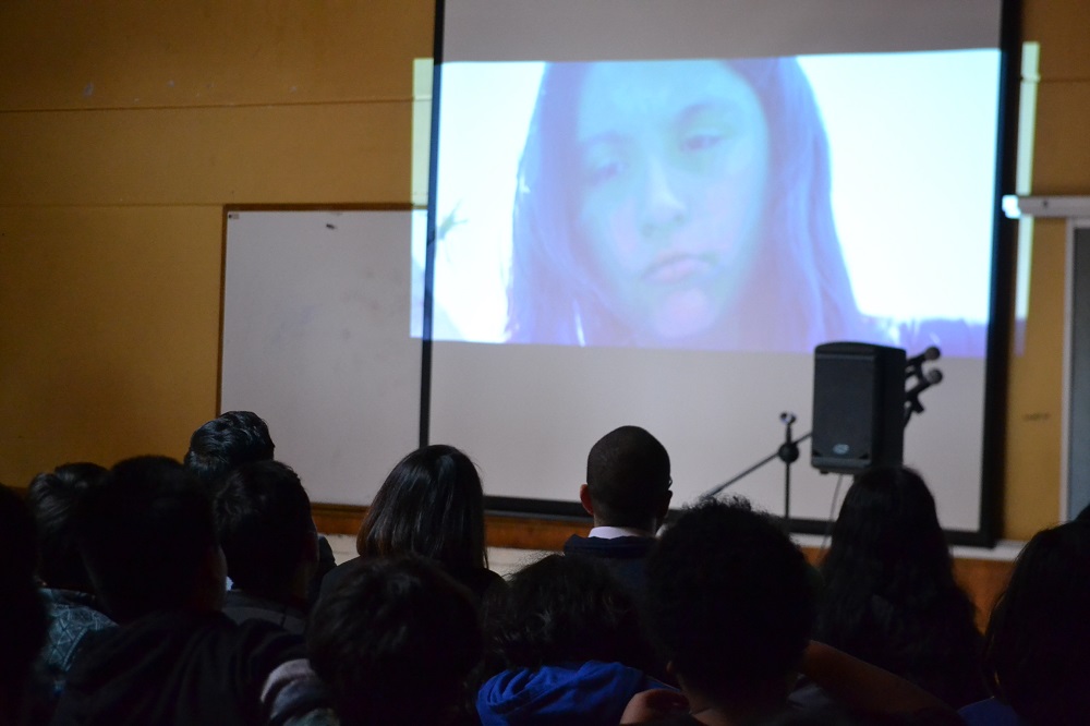 Proyecto de Cineteca de la Escuela Alberto Córdova se presentó en el Liceo República del Brasil de Malalhue