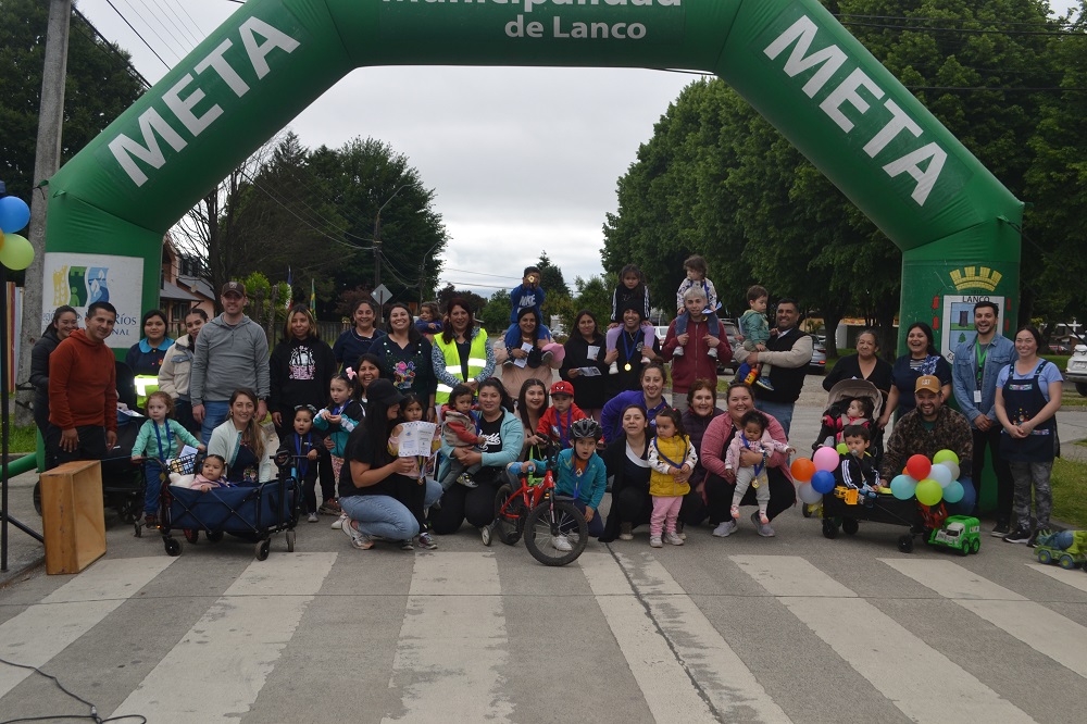 Jardín Universo Infantil de Malalhue realizó con éxito la “Carrera sobre ruedas”