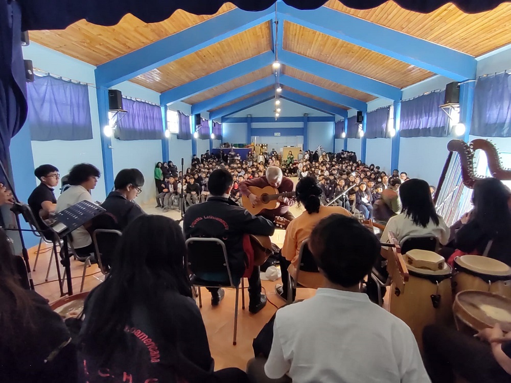 Orquesta Instrumental del Liceo Bicentenario Camilo Henríquez participó en el XIV Encuentro de Orquestas Latinoamericanas realizado en Calama