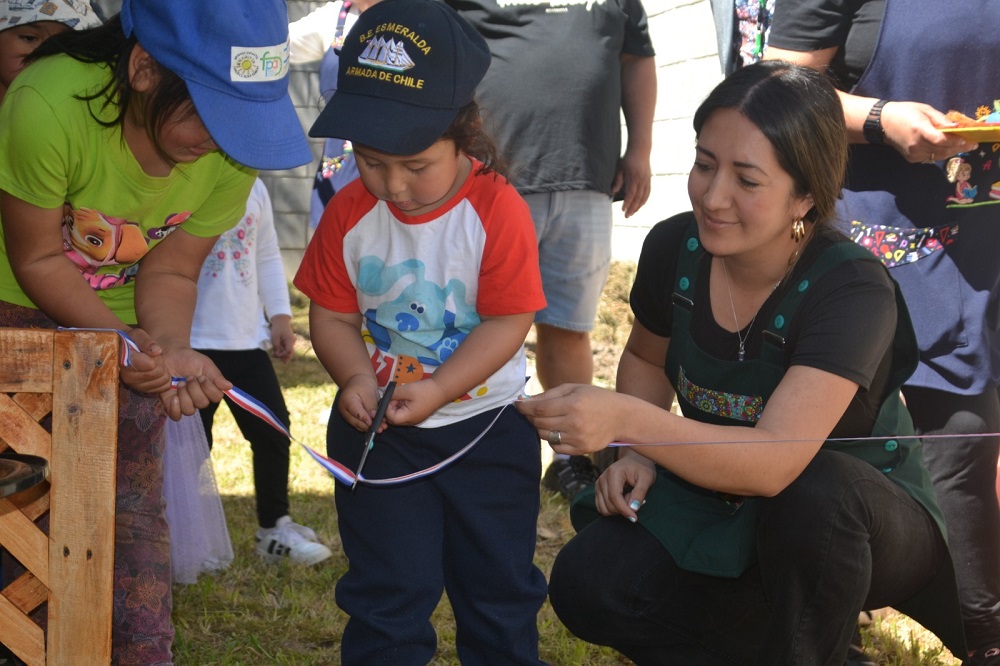 Jardín Infantil Ruka-Kimün de Puquiñe inaugura proyecto de “Pequeño Huerto Orgánico”