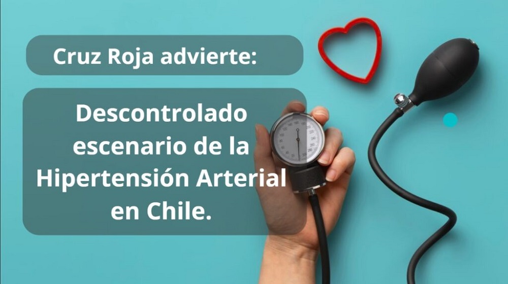 Cruz Roja advierte: Descontrolado escenario de la Hipertensión Arterial en Chile