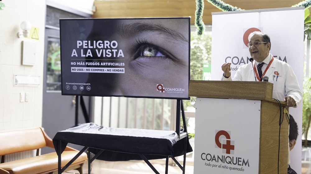 COANIQUEM refuerza en todo el país la campaña «No más Fuegos Artificiales»