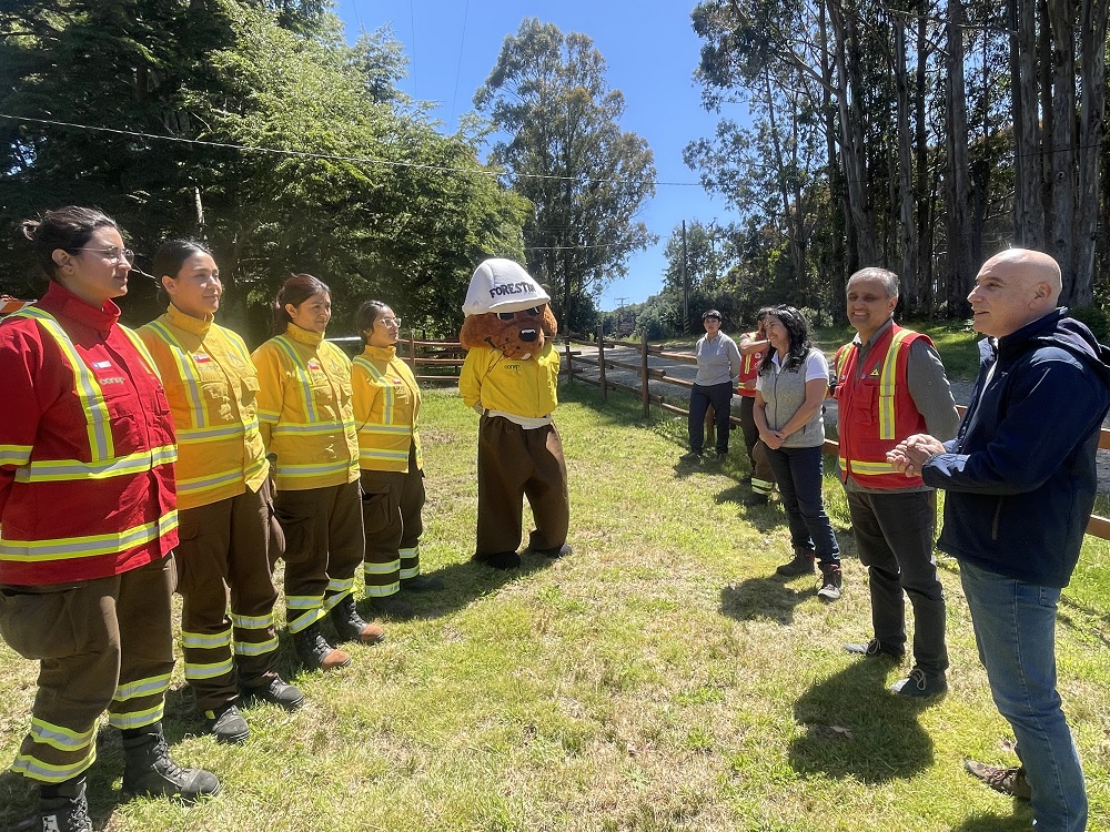 Dieron el vamos a la Primera Brigada Femenina para combatir incendios forestales en Los Ríos