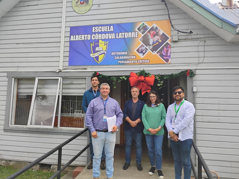 Se realizó visita técnica del SLEP Valdivia a establecimientos educacionales de la ciudad de Lanco