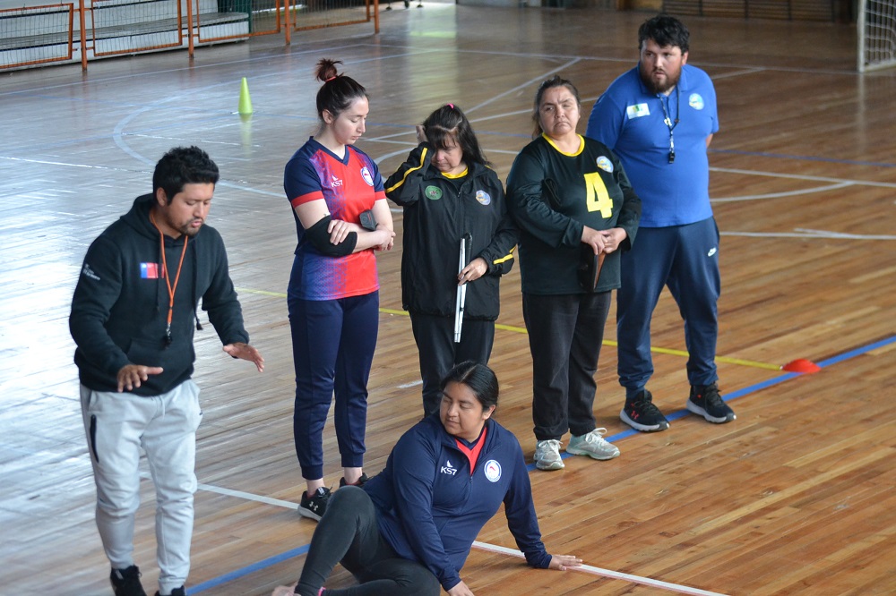 Lanco fomenta la inclusión con Clínica Escolar de Goalball en Malalhue