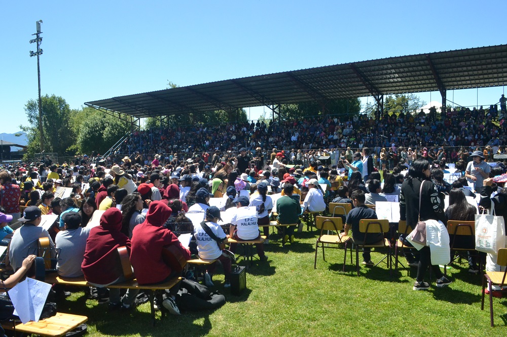 Estudiantes de la comuna de Lanco participaron en el Concierto Anual de Fundación Papageno en Villarrica