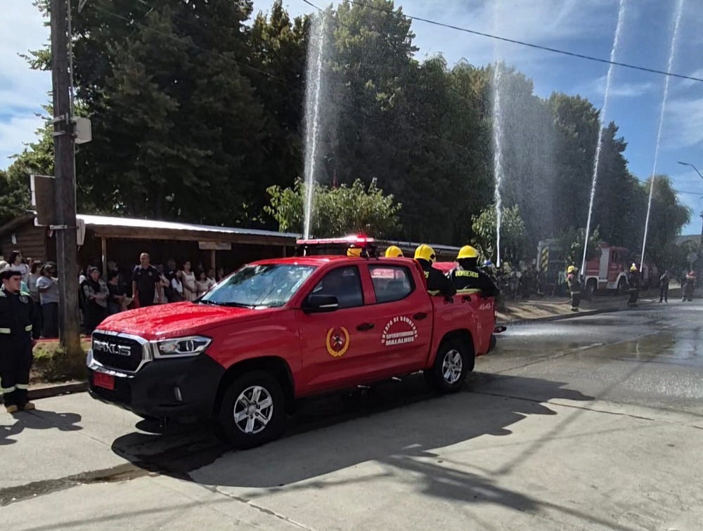 Malalhue despidió con honores a Ricardo Gómez Mella, destacado bombero y querido vecino