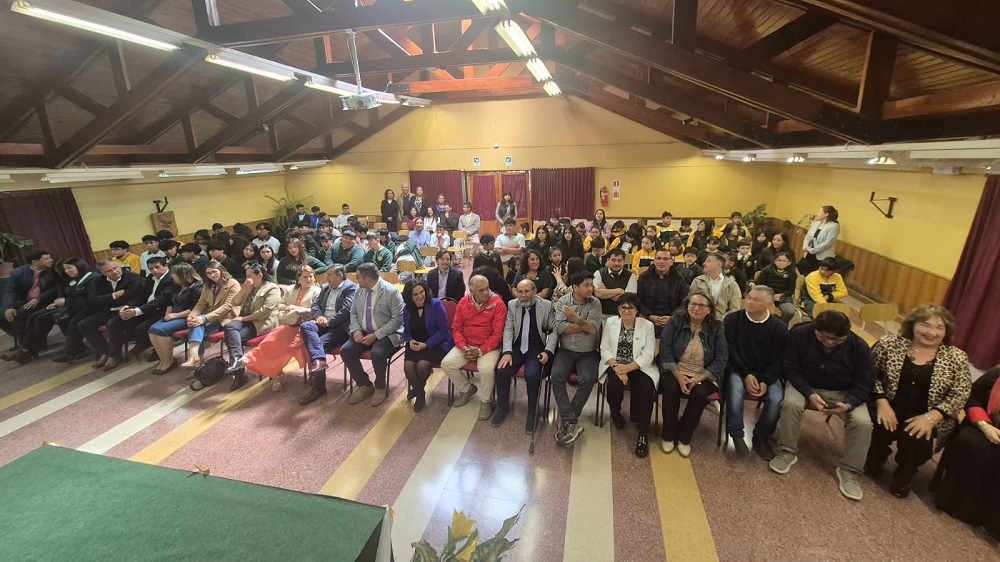 En el Liceo República del Brasil de Malalhue SLEP Valdivia realizó el lanzamiento del Año Escolar 2025