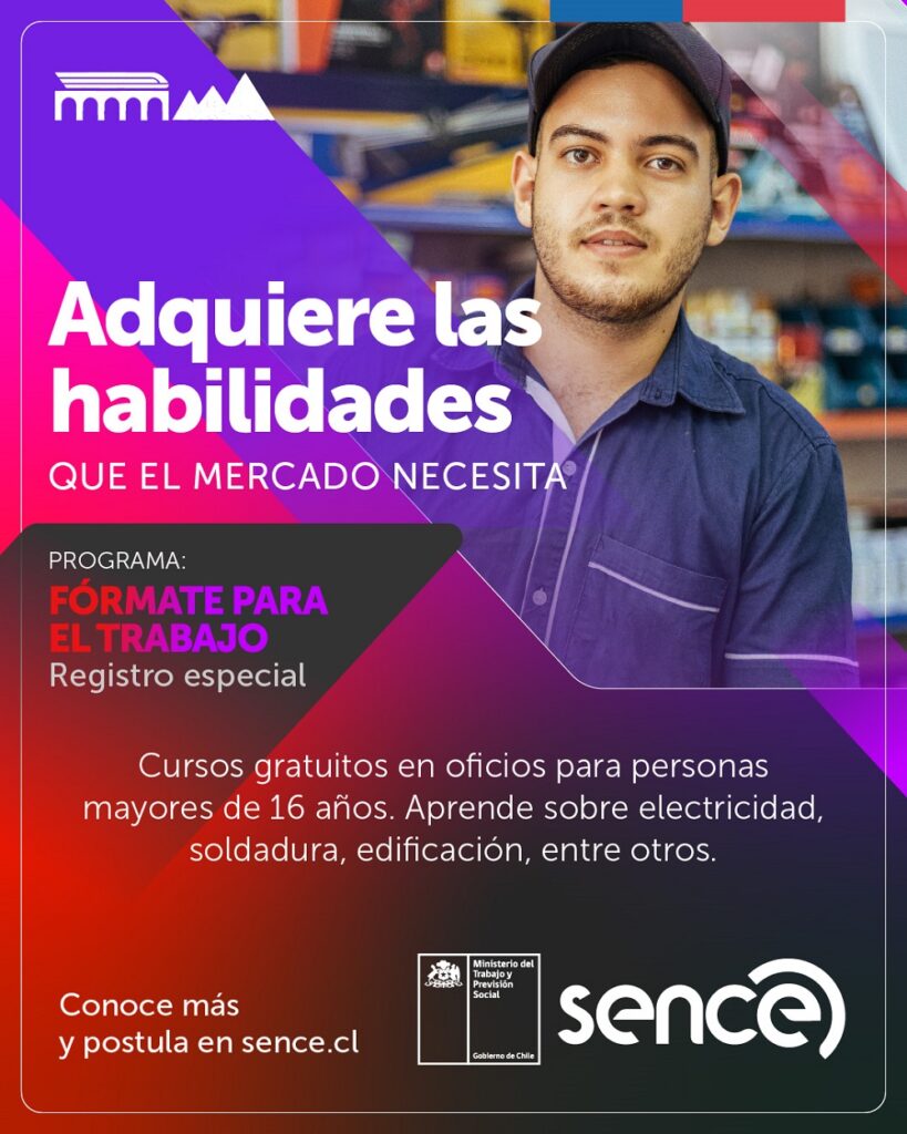 SENCE Los Ríos ofrece 120 nuevos cupos para capacitarse en la región SENCE Los Ríos ofrece 120 nuevos cupos para capacitarse en la región